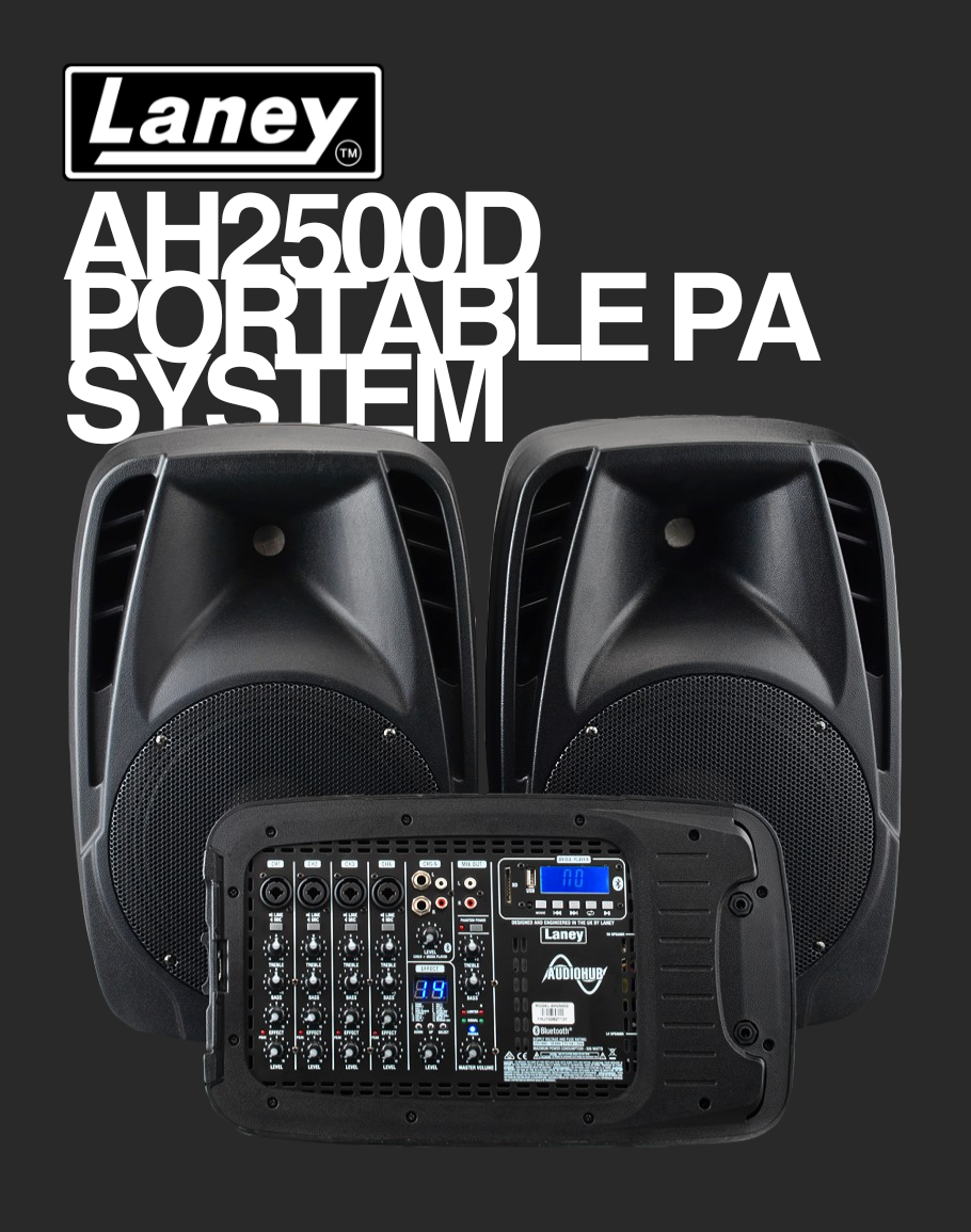 Laney Portable PA System - AH2500D