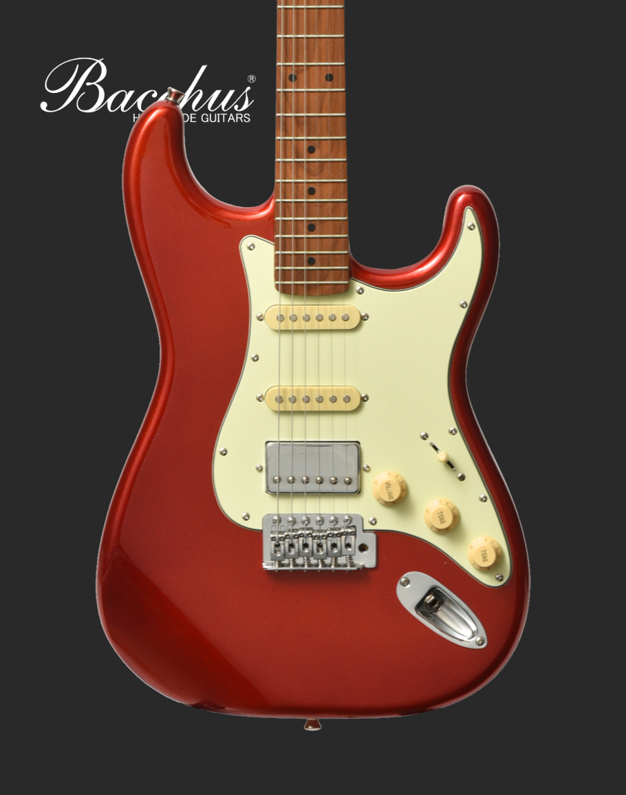 Bacchus Electric Guitar BST-2-RSM/M – Candy Apple Red Roasted