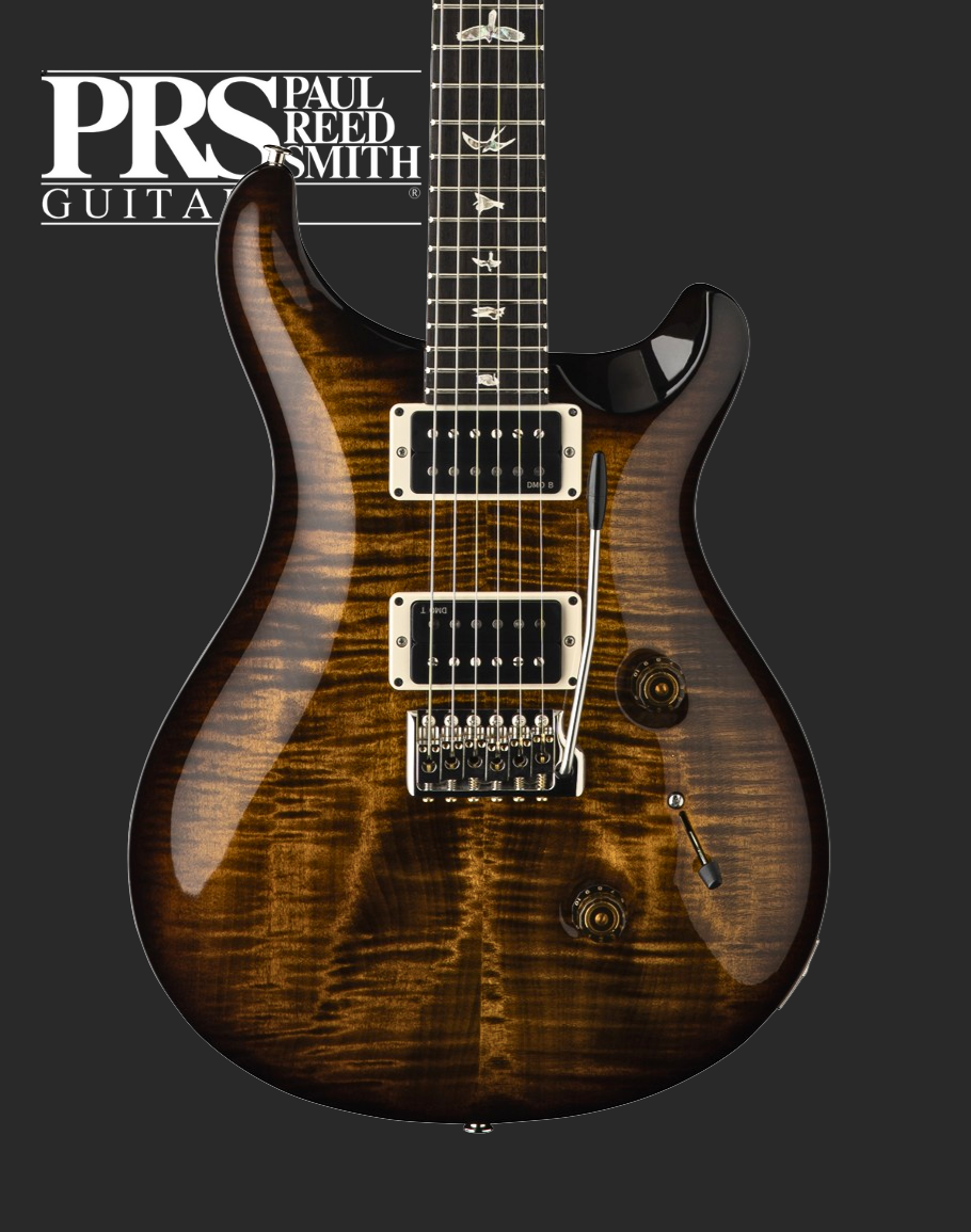 PRE-ORDER PRS Custom 24 - Black Gold Wraparound Burst