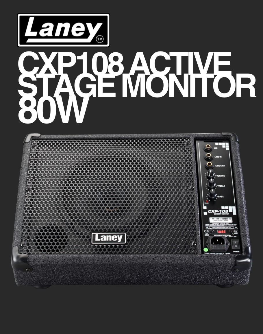 Laney Powered Stage Monitor – 80 watts