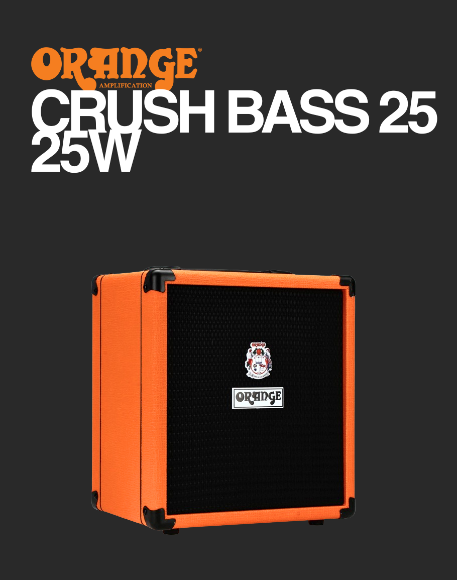 Orange Crush Bass 25 25-watt Combo - Orange