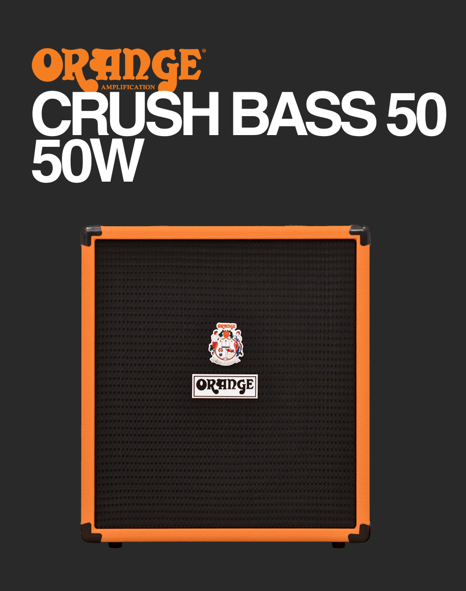 Orange Crush Bass 50 50-watt Combo - Orange