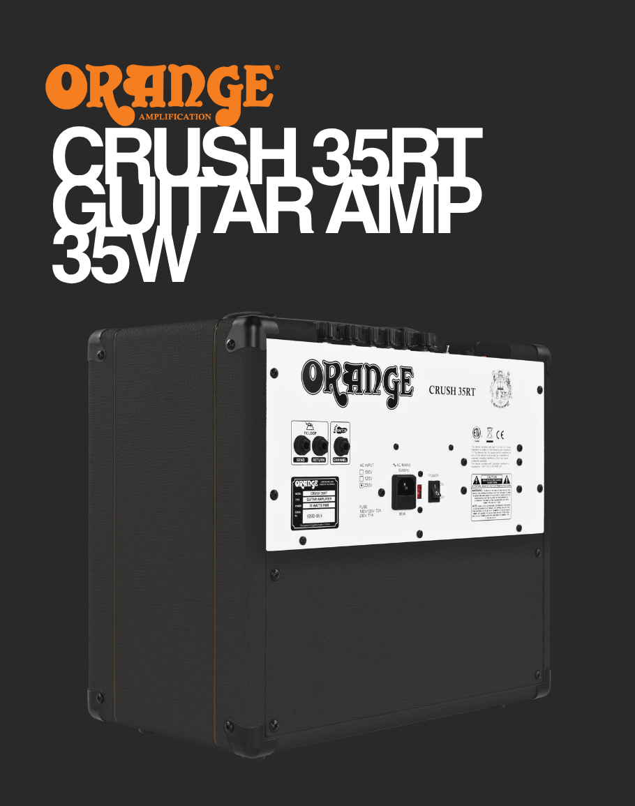 Orange Crush 35RT 35-watt Combo - Black