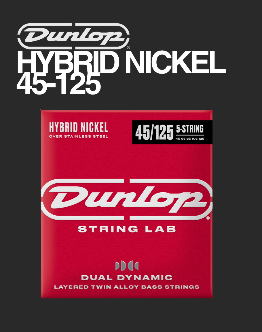 Dunlop 5-Strings Dual Dynamic Hybrid Nickel - 45-125