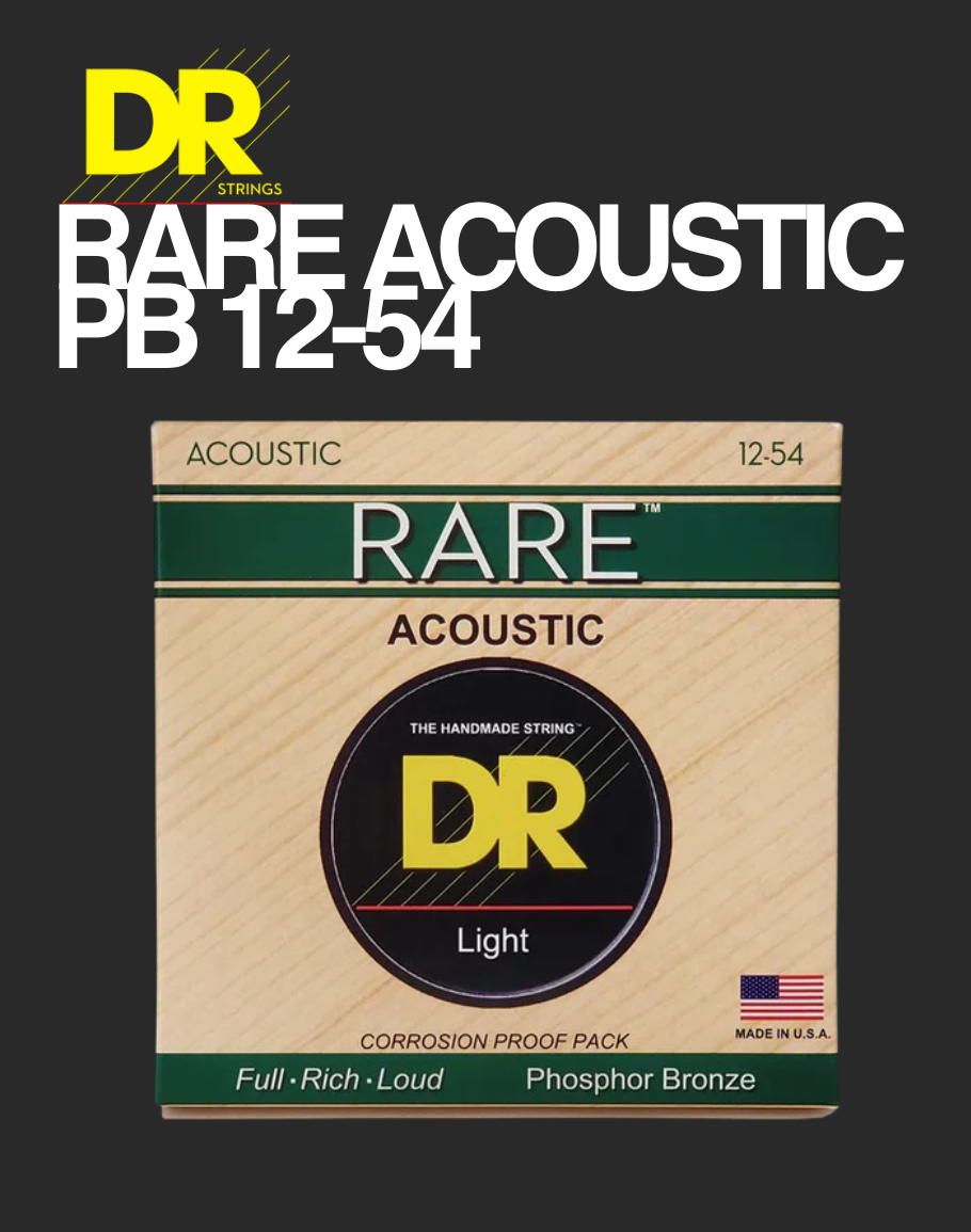 DR Acoustic RARE Phosphor Bronze - 12-54