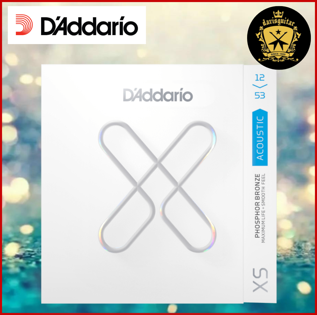 Daddario 12-53 Light Coated Acoustic Guitar Strings XSAPB1253