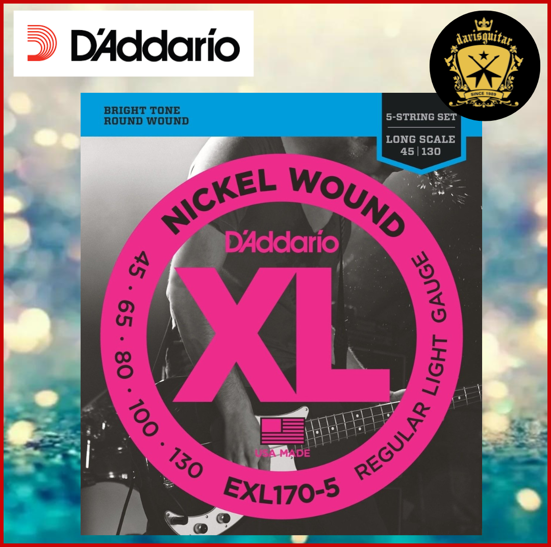 Daddario Bass Guitar 5 String EXL170-5 (45-130)