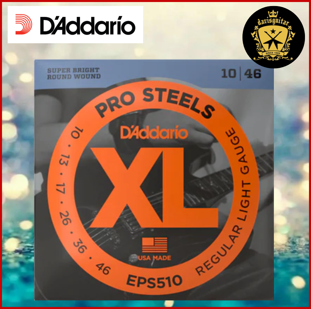 Daddario Electric Guitar String EPS510 Pro Steels 10-46 stainless steel wrap wire