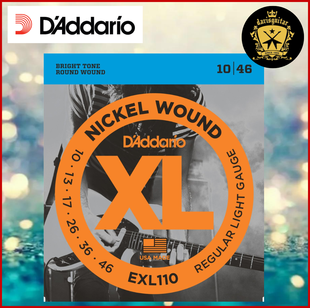 DAddario EXL110 Electric Guitar String 10-46 Nickel Wound