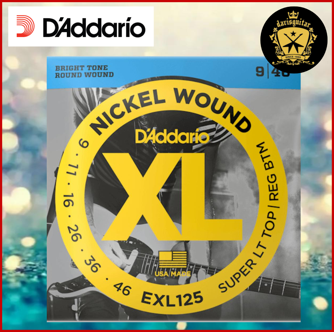 DAddario EXL125 Electric Guitar String 9-46 Nickel Wound