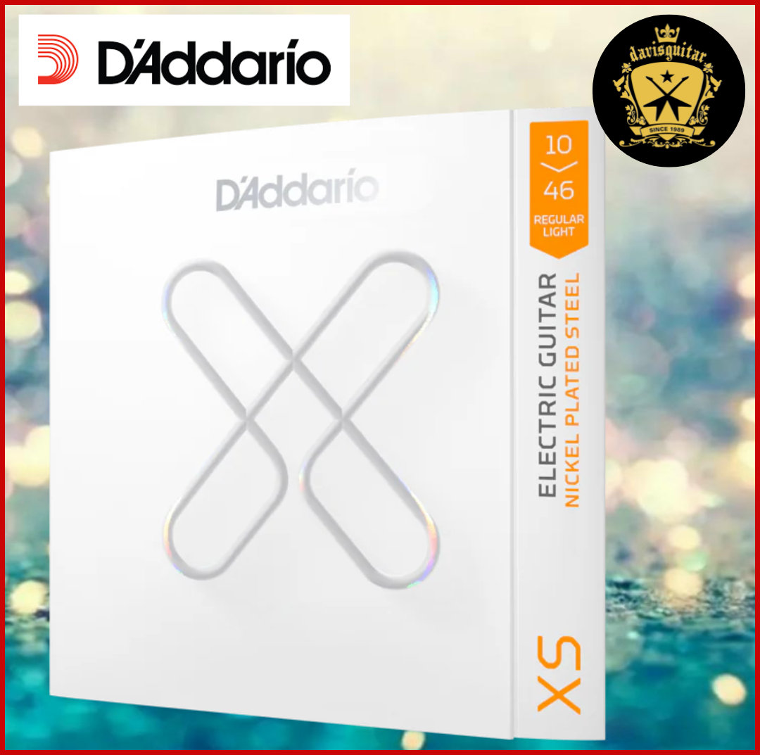 DAddario XS 10-46 Electric Guitar Strings Super Light Coated Nickel Plated Steel