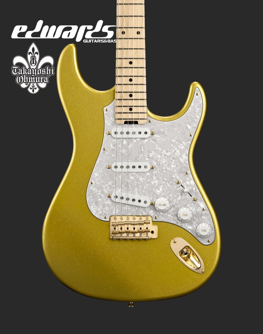 ESP momose 2ピックアップ（ダンカン、suhr)ストラト/イエロー ESP