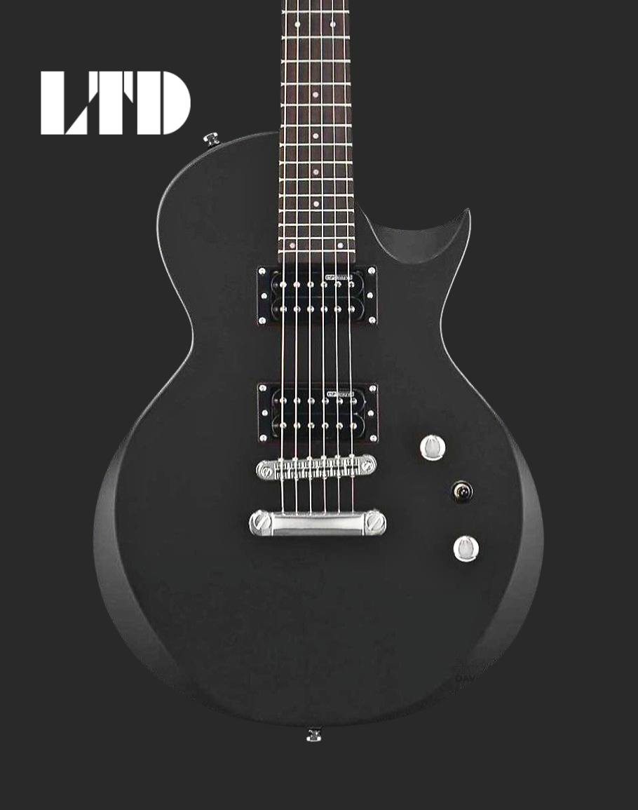 LTD EC-10 - Black Satin