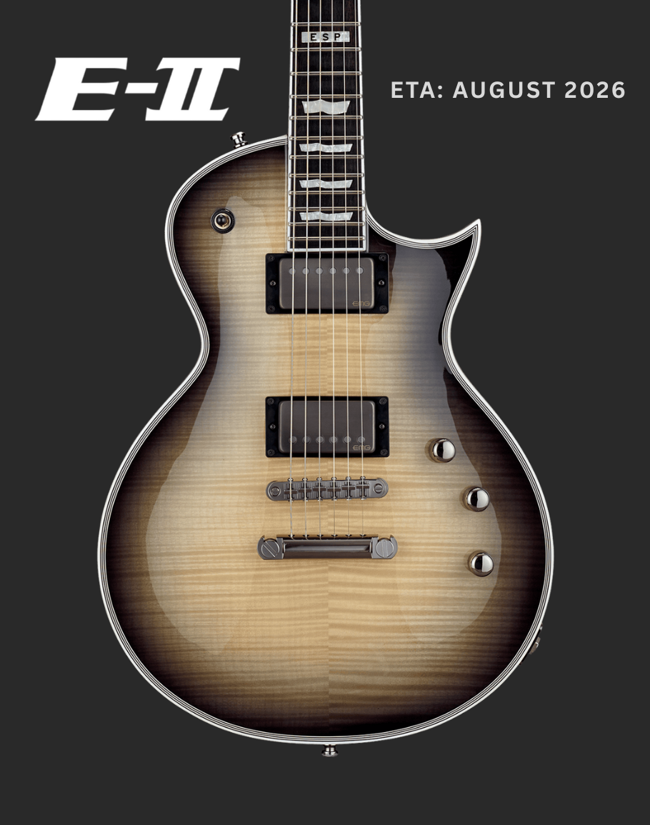 PRE-ORDER ESP E-II Eclipse FM FT EMG – Black Natural Burst
