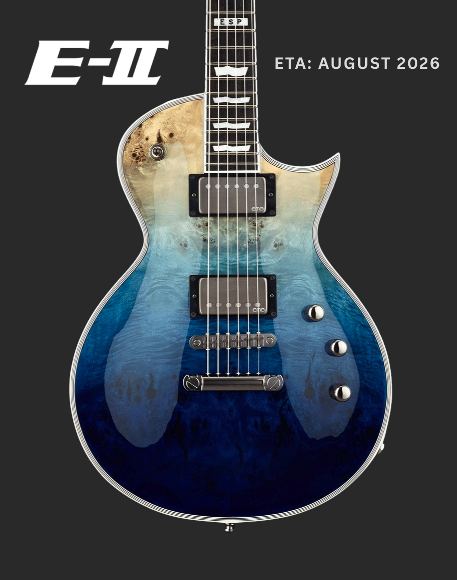 E-II(イーツー) EC BM / Blue Natural Burst PRE-ORDER ESP E-II Eclipse BM - Blue Natural Fade – DavisGuitar2