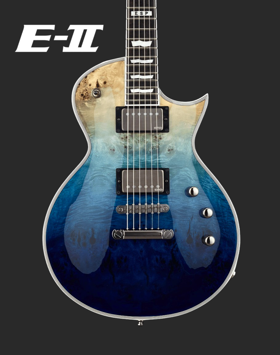 PRE-ORDER ESP E-II Eclipse BM - Blue Natural Fade