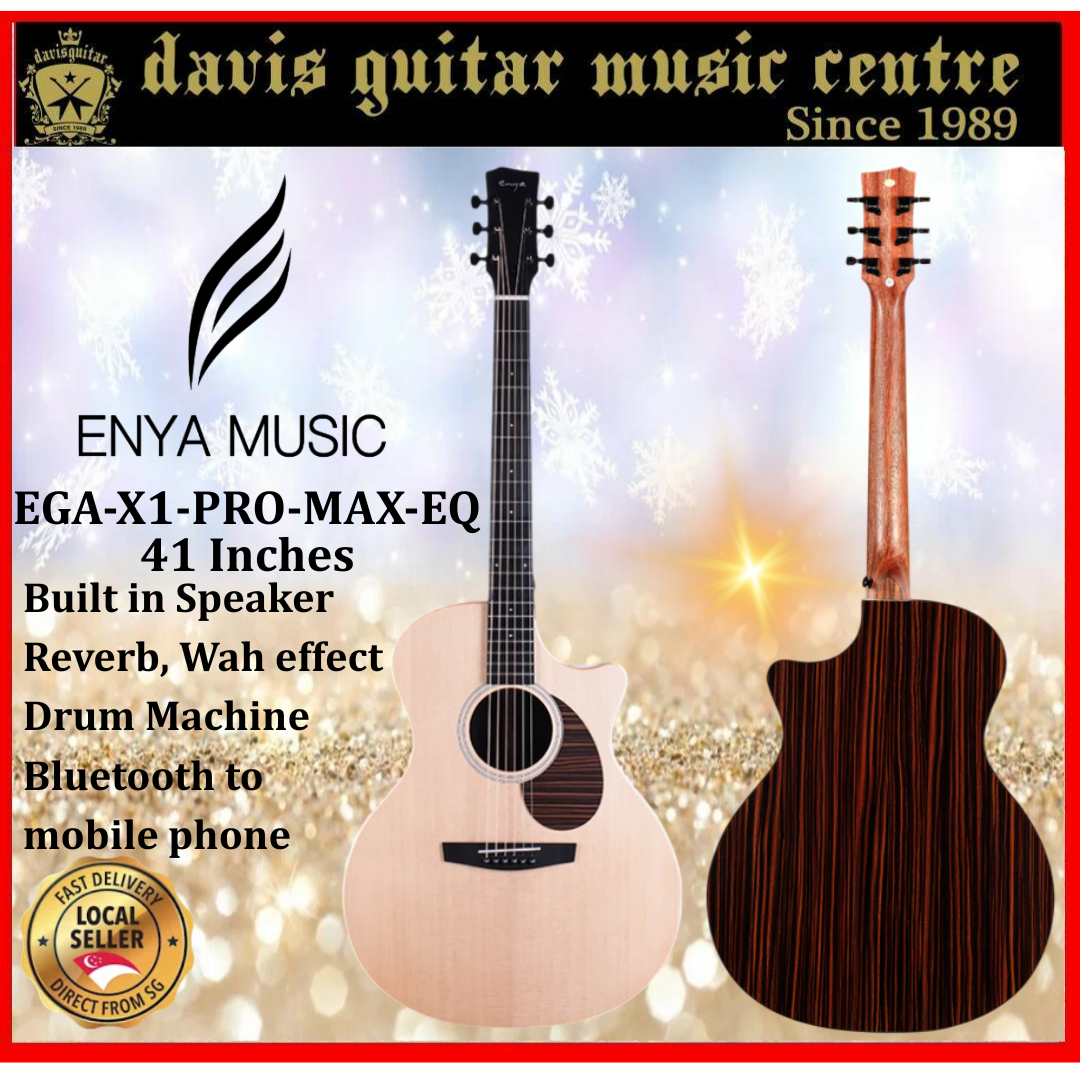 Enya EGA-X1 Pro EQ Electric Acoustic Guitar 41 Inches Cutaway Built In Speaker