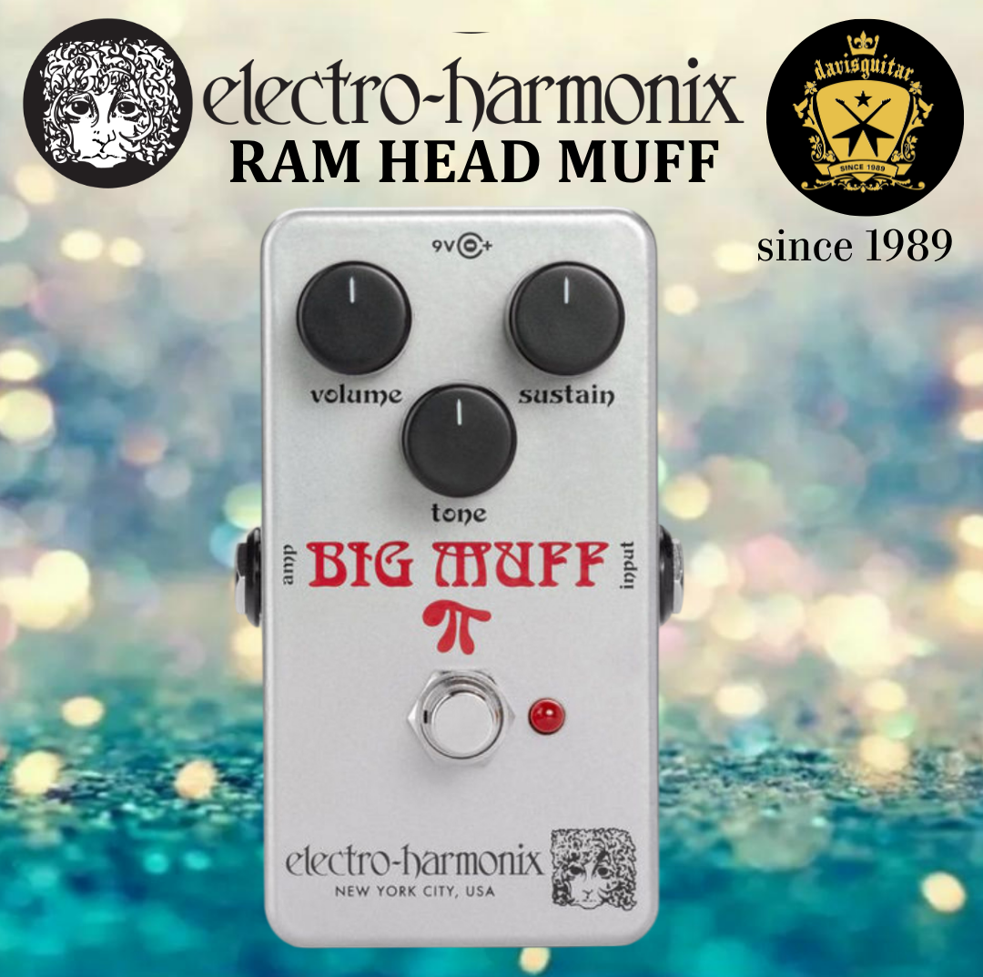 Electro-Harmonix EHX Ram’s Head Big Muff Pi Fuzz Distortion Sustainer Guitar Effect Pedal