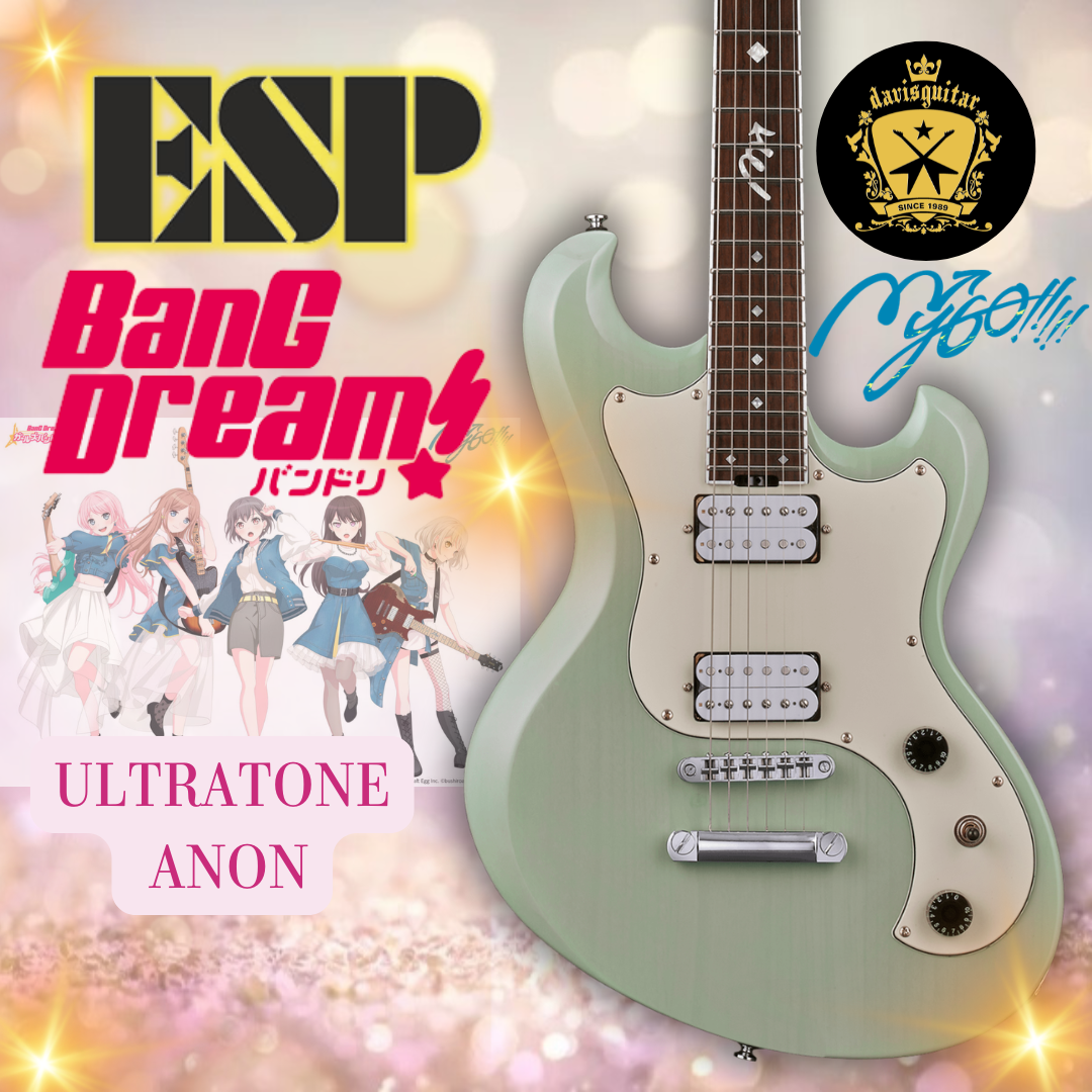 ESP BanG Dream! Ultratone Anon MyGO Electric guitar Surf Green