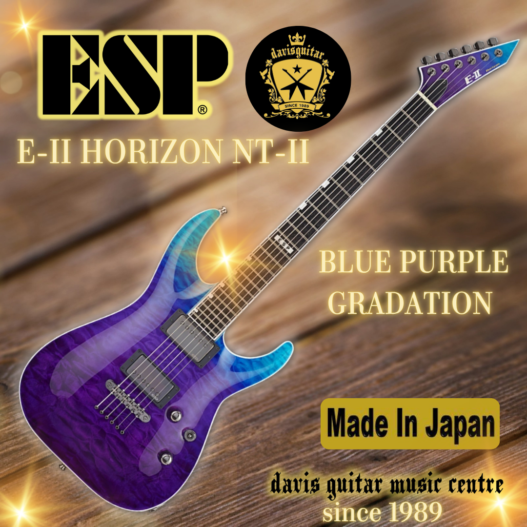 ESP E-II Horizon NT II NT Blue Purple Gradation Electric Guitar - Preorder