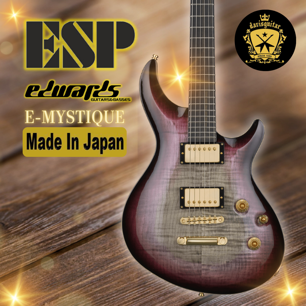 ギター EDWARDS E-MYSTIQUE See Thru Sunburst ESP Edwards E-Mystique See Thru Purple Sunburst Electric Guitar