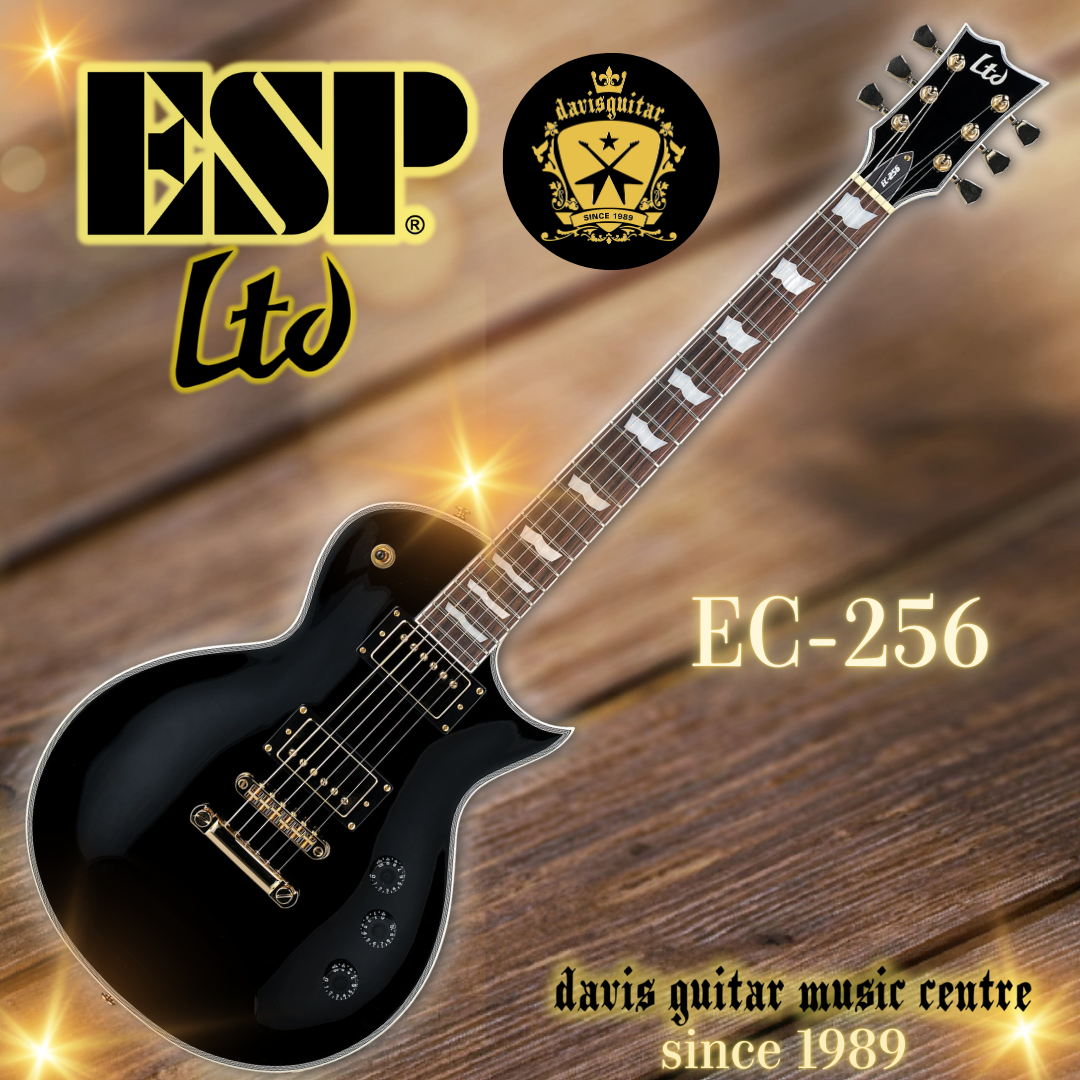 ESP LTD EC-256 Gloss Black Electric Guitar Humbucker Split Coil Pickup