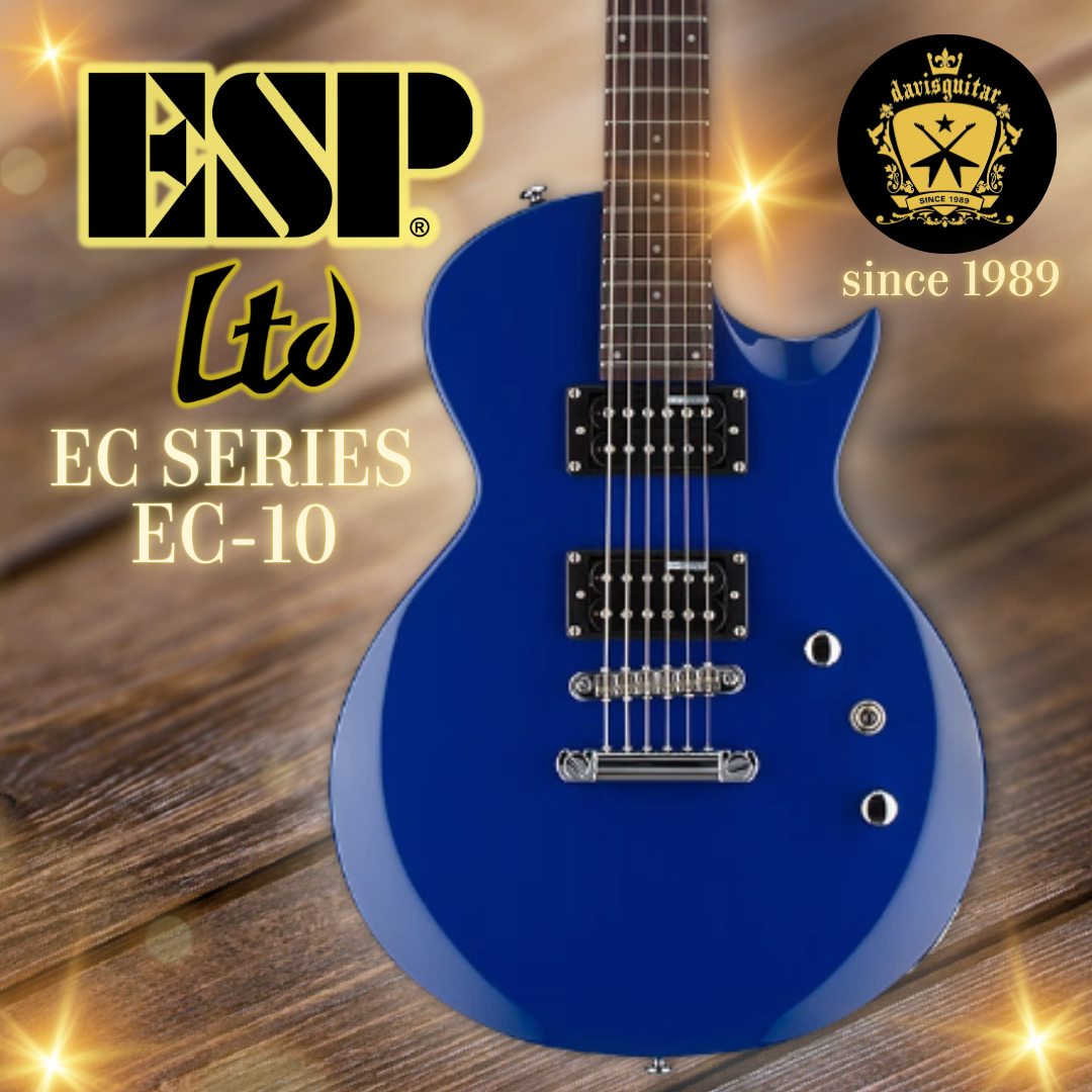 ESP LTD EC-10 Gloss Blue Electric Guitar with Bag