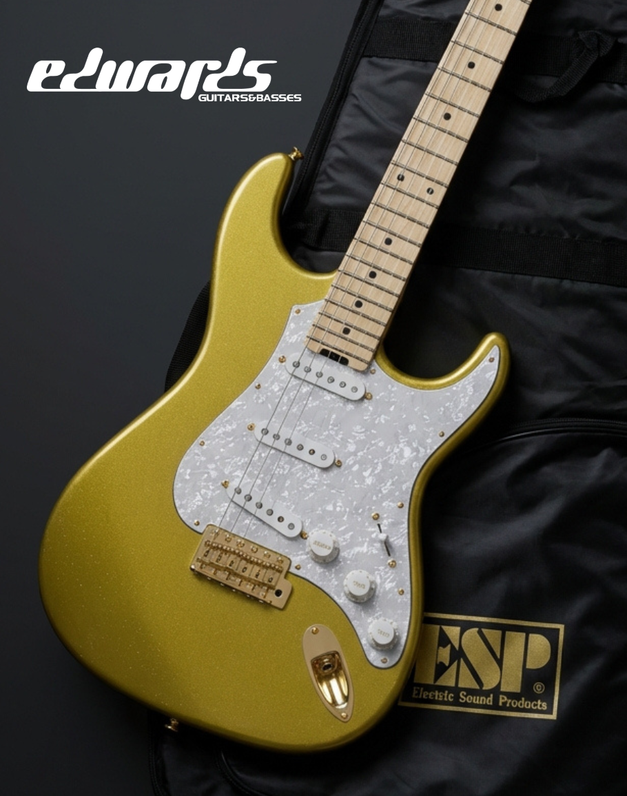 ESP Edwards E-SNAPPER TO - Eclipse Gold – Davis Guitar ESP Edwards E-SNAPPER TO - Eclipse Gold – Davis Guitar