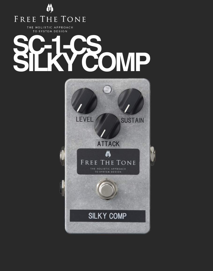 Free The Tone Custom Shop - Silky Comp – Davis Guitar