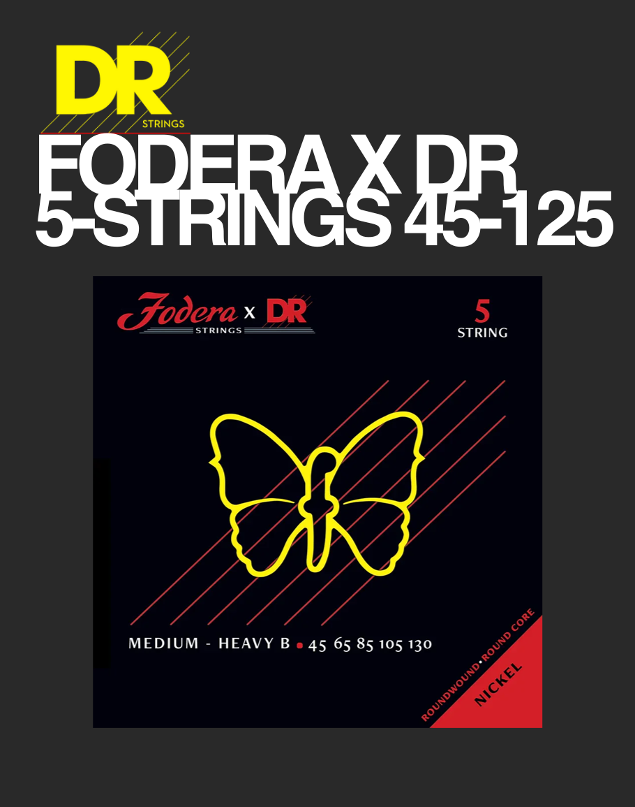 Fodera x DR 5-Strings Bass - 45-125
