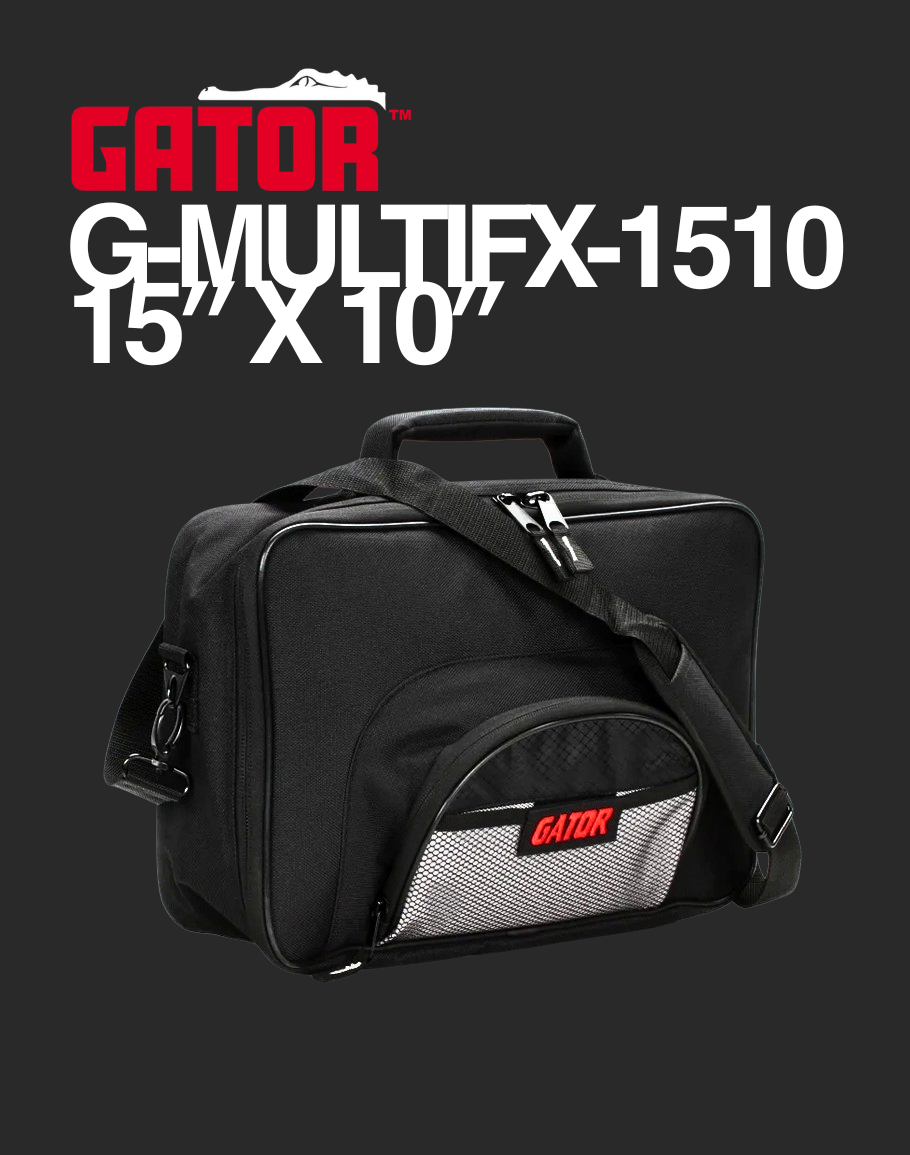gator effects pedal bag Gator Pedal Bag – G-MULTIFX-1510 – Davis Guitar