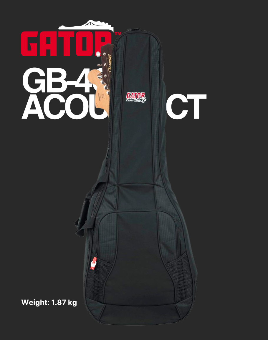 Gator Double Gig Bag Aco/Elec - GB-4G-ACOUELECT