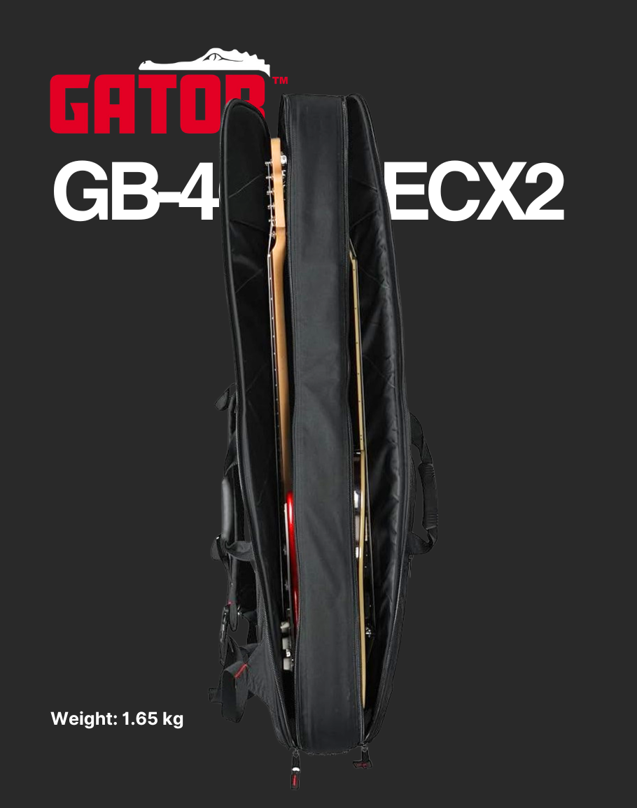 Gator Electric Gig Gag For 2 Guitars - GB-4G-ELECX2