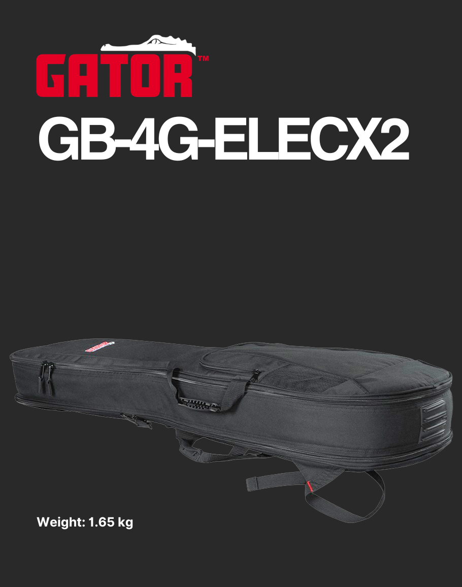 Gator Electric Gig Gag For 2 Guitars - GB-4G-ELECX2