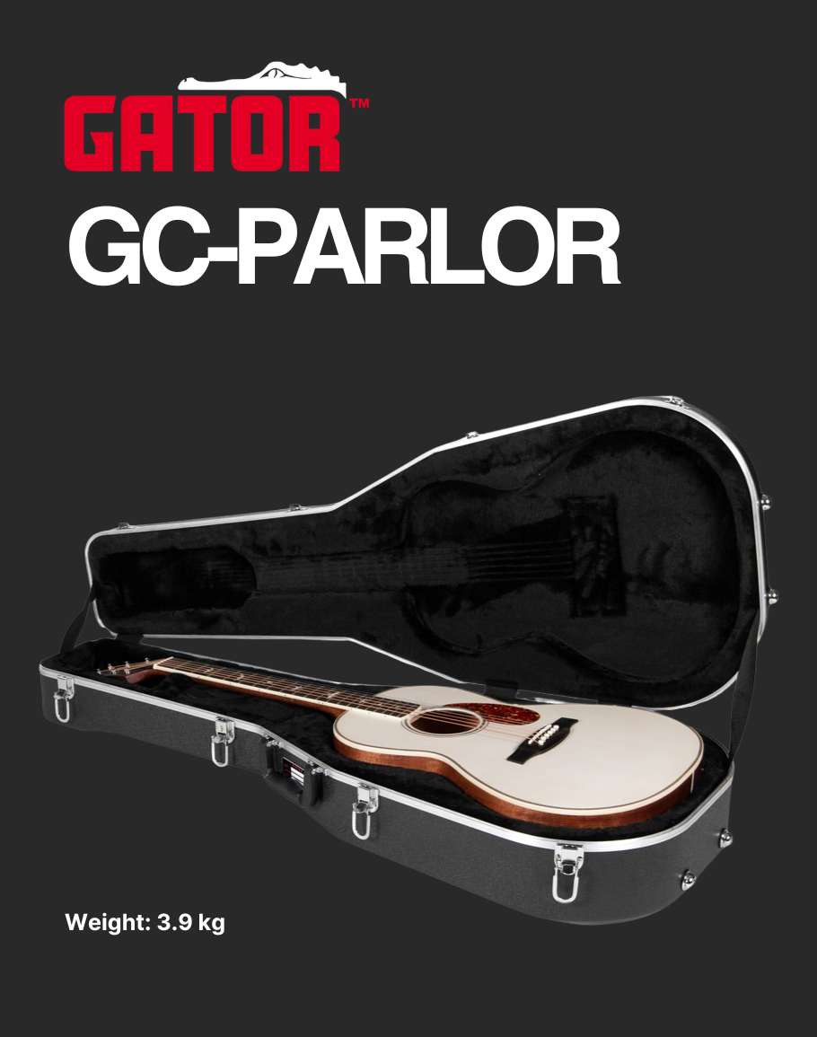 Gator Deluxe Molded Case for Parlor -GC-Parlor