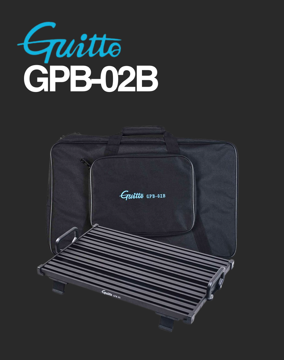 Guitto Pedal Board with Bag - GPB-02B