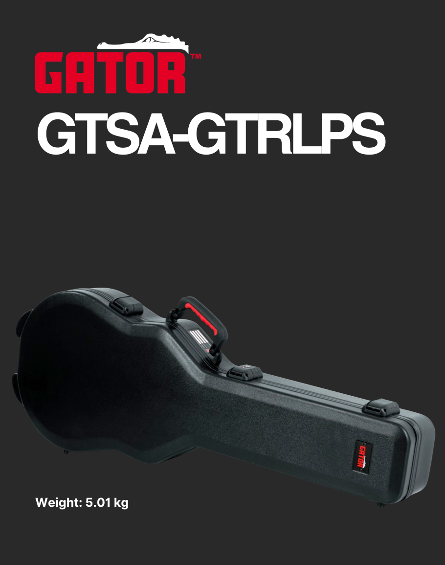 Gator LP Case with TSA Lock - GTSA-GTRLPS