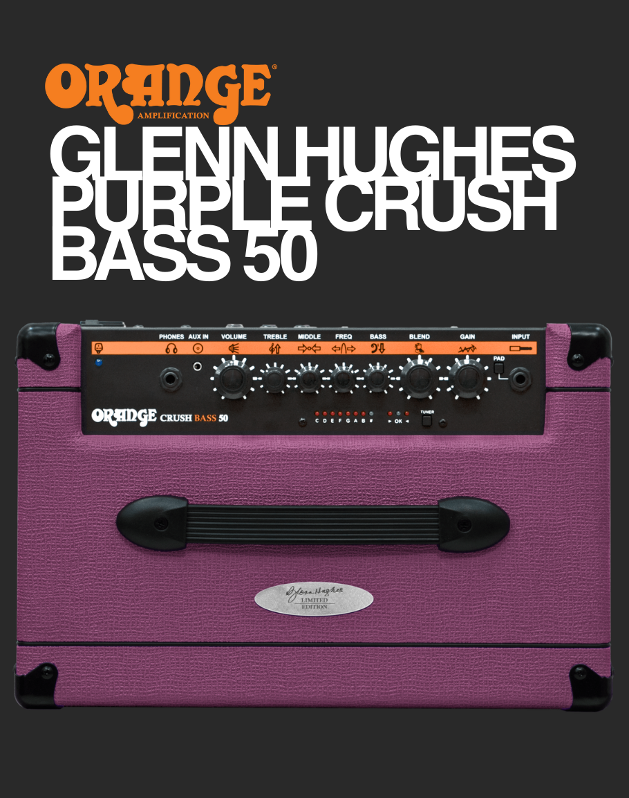 Orange Glenn Hughes Purple Crush Bass 50 Amp