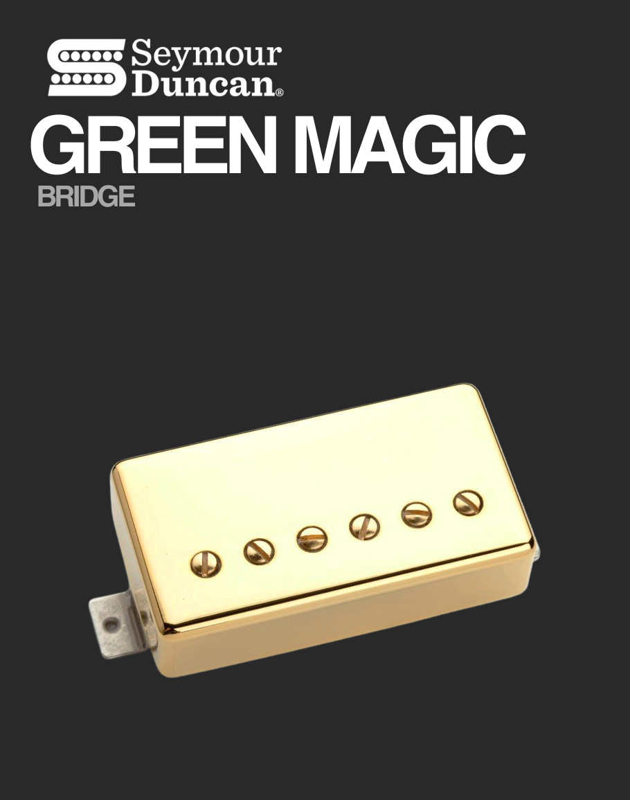 Green Magic Bridge - Gold Electric Guitar Pickup
