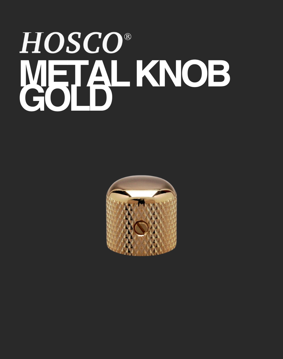 Hosco Metal Knob - Gold