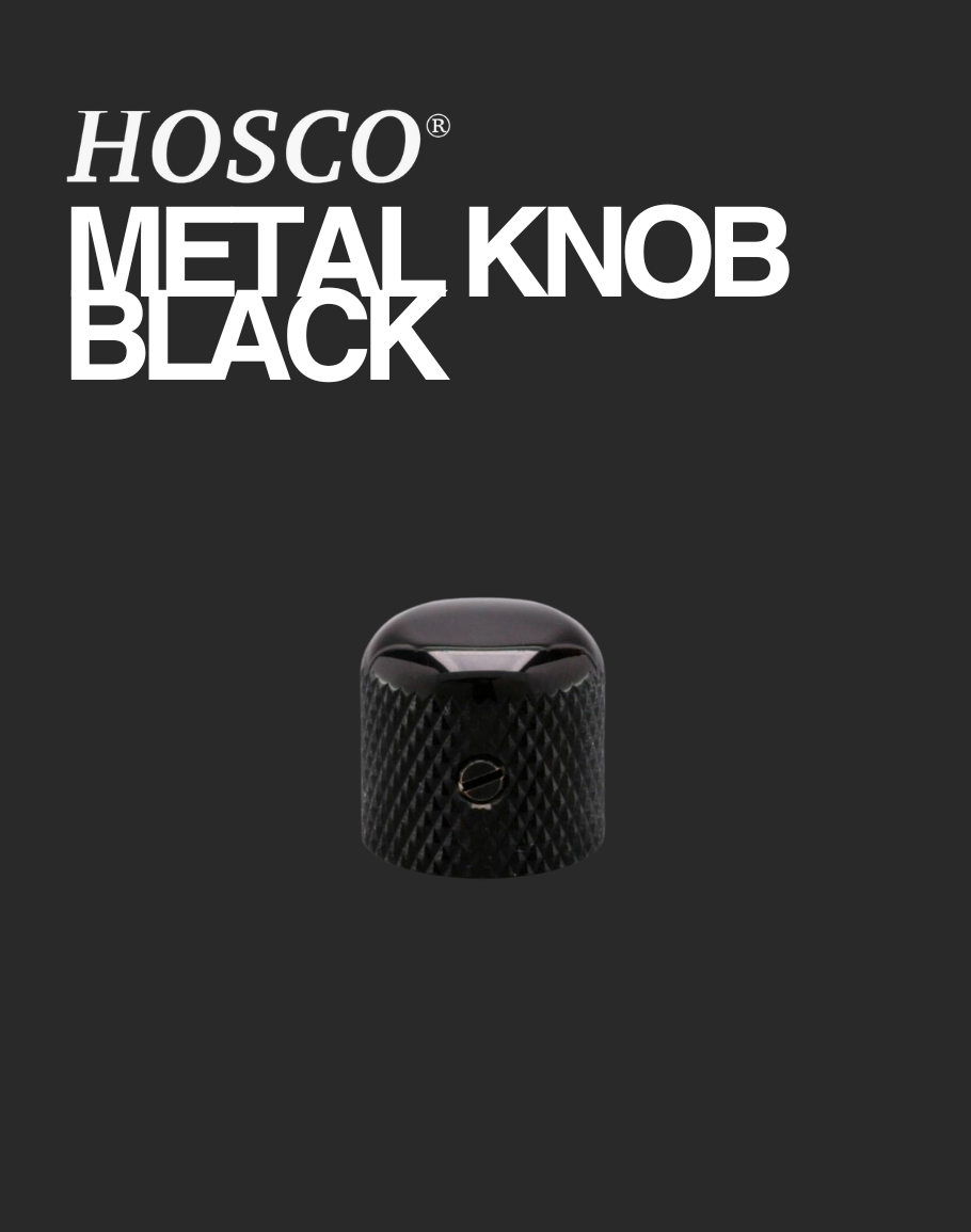 Hosco Metal Knob - Black