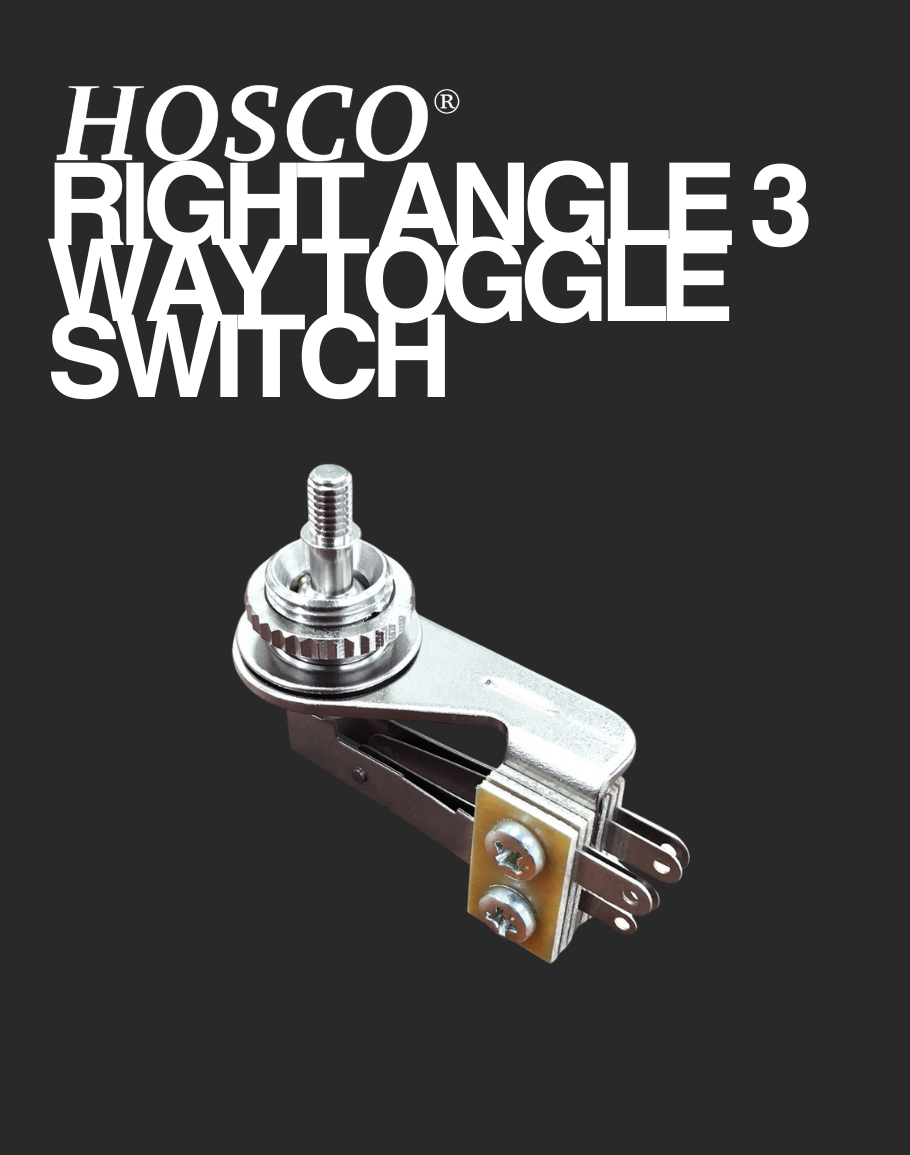 Hosco Right Angle 3 way Toggle Switch