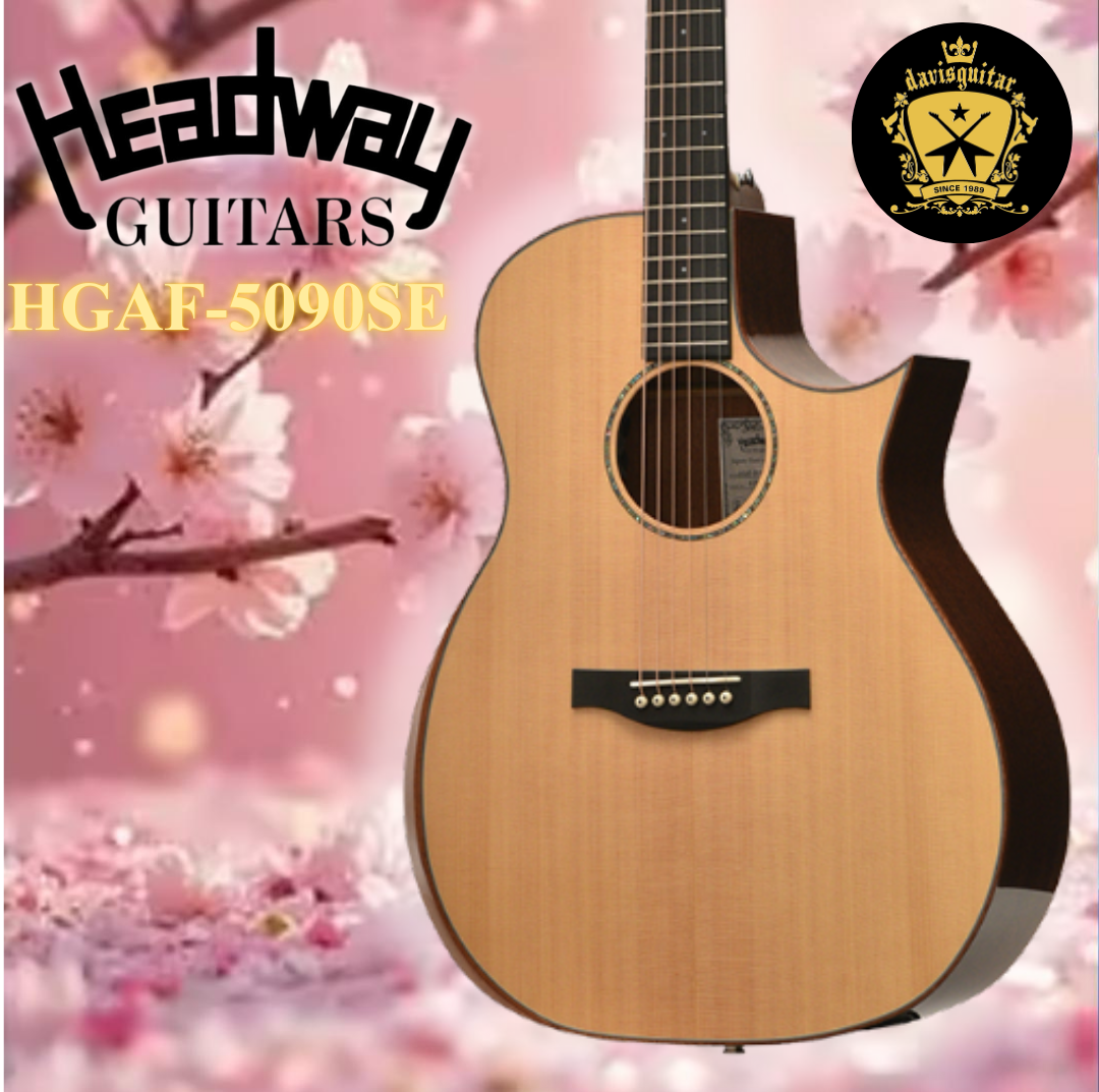Headway Electric Acoustic Guitar HGAF-5090SE – Davis Guitar