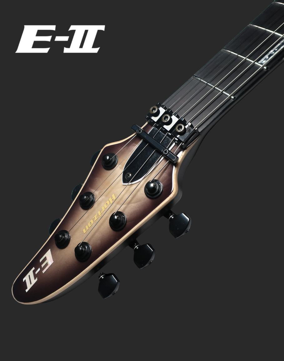PRE-ORDER ESP E-II Horizon FR QM - Black Natural Burst