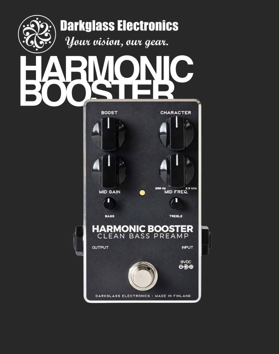 Darkglass Harmonic Booster 2.0 Clean Preamp – Davis Guitar Darkglass Harmonic Booster 2.0 Clean Preamp – Davis Guitar