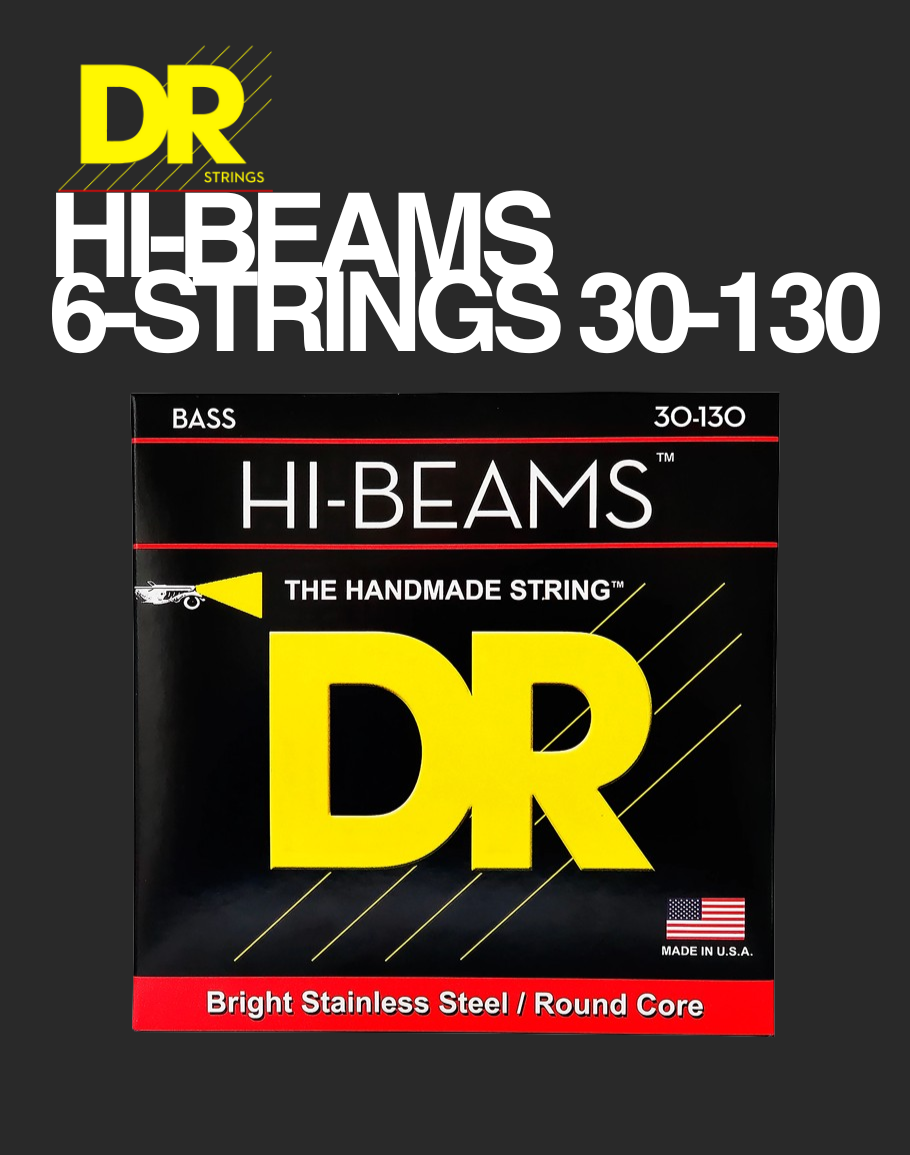 DR 6-Strings Bass Hi-Beams - 30-130