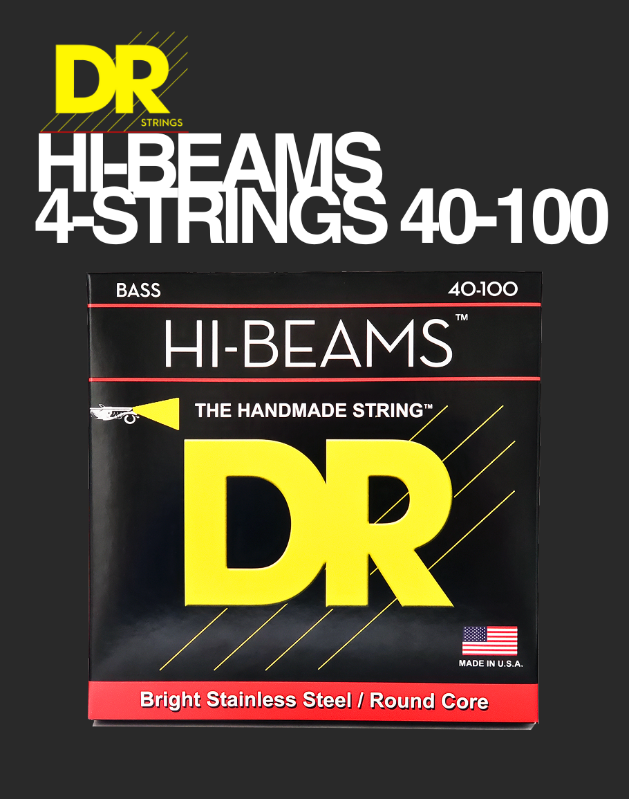 DR 4-Strings Bass Hi-Beams - 40-100