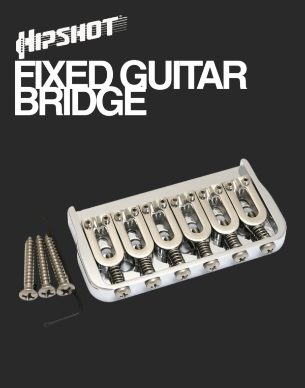 Hipshot 6-String Fixed Guitar Bridge