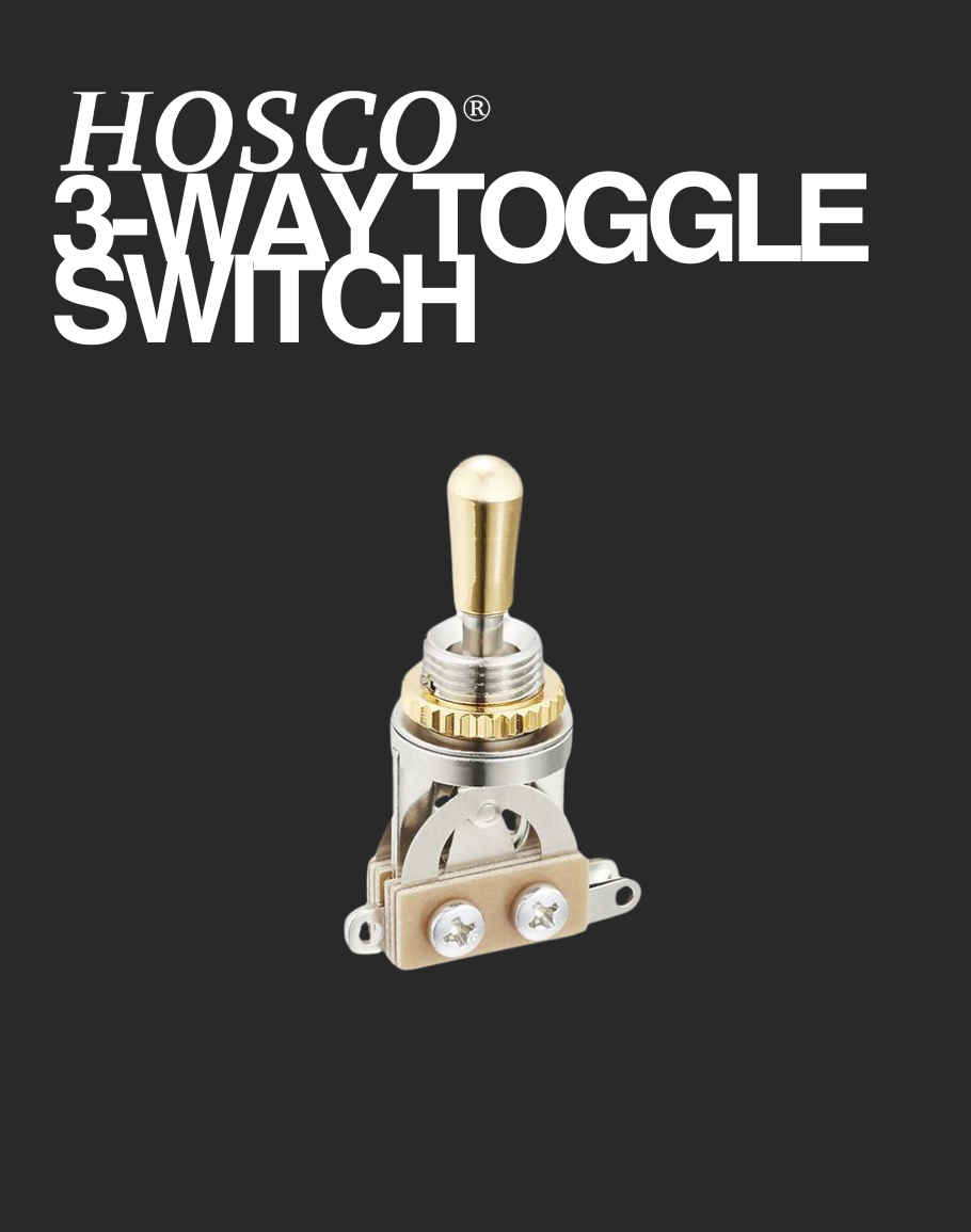 Hosco 3-way Toggle Switch - Gold