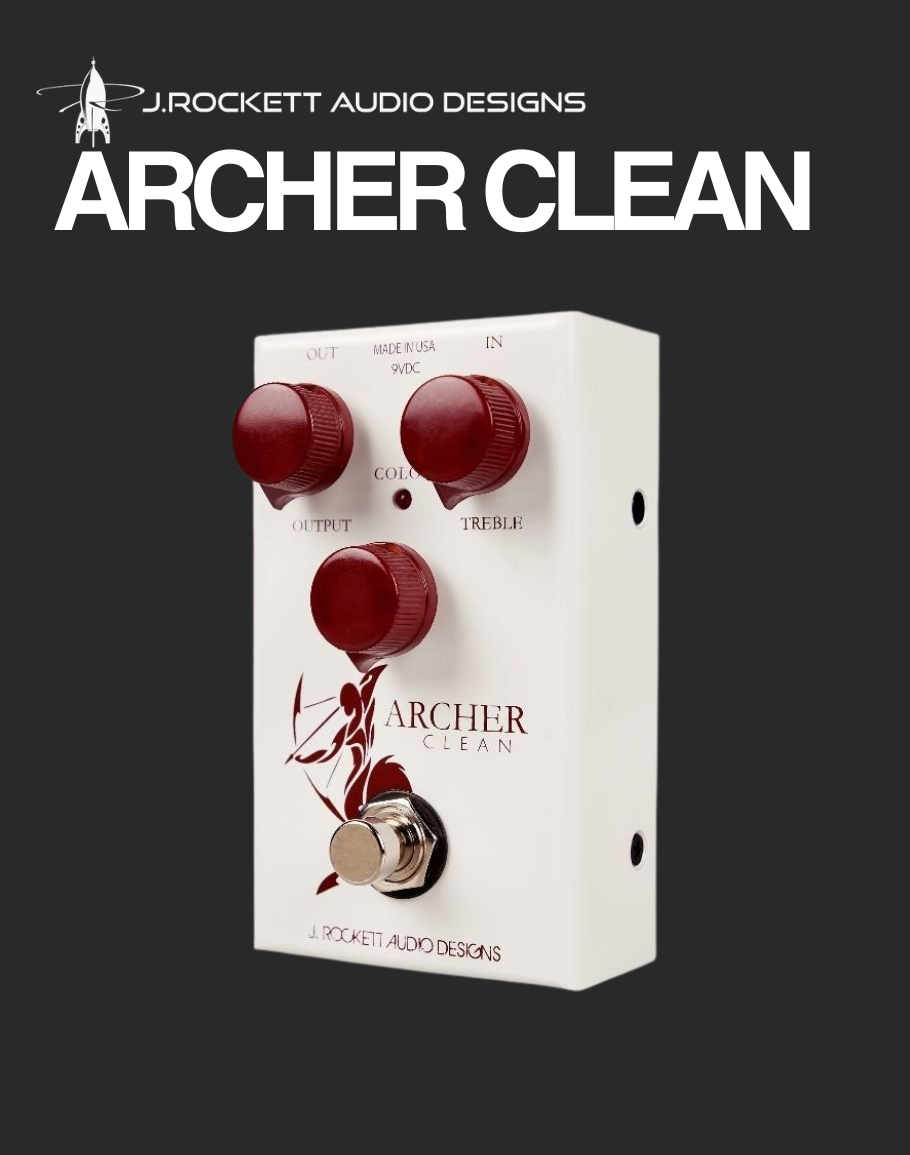ギター J. Rockett Archer Clean J. Rockett Audio Designs Archer Clean Colored Boost Pedal